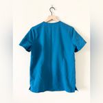 FIGS Tactical Collection Scrub Top in Teal Blue Size M Photo 4