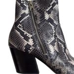 All Saints Leather Aster Snake Print Ankle Boots Size 9 Photo 1