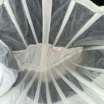 Luxxel Bridal white long dress see through bodice with boning Photo 5