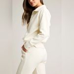 Negative Underwear Waffle Knit Pullover in Cream, Size X Photo 3