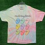 Urban Outfitters The Rolling Stones Pastel Tie Dye Rick Tee Size Xl Photo 0