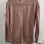 Poof! Blush Knit LS top size large Photo 0