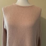 Brandy Melville  Pink Ribbed Pullover Sweater Photo 1