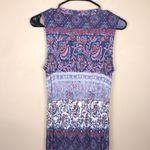 Lucky Brand Women’s Boho Floral Print V-Neck Drawstring Waist Tank Maxi Dress Photo 5