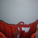 Topshop  10 Halter Knit Maxi Dress 70s Burnt Orange Photo 6