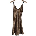 Leopard Print y2k‎ Double Strap Silky Chemise Slip Dress Lingerie Size M Photo 2