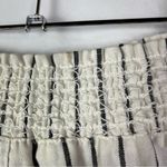 Forever 21  White & Black Stripe Smocked Waist High Rise Shorts S Photo 3