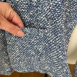 Talbots NWT  Blue Tweed Open Front Jacket Blazer Cardigan $179 M Photo 4