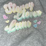 Stoney Clover Lane  Gray Graphic Sweatshirt size medium cotton polyester blend Photo 4