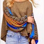 We The Free Free People Blossom Thermal Balloon Sleeve Top Size Medium Photo 0