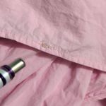 Mable Pink Mini Babydoll Dress Smocked Puff Sleeve Tiered Medium Photo 3