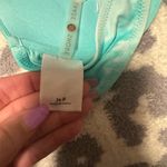 Shade & Shore  Aqua and Purple Bikini Top Photo 2