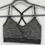 VSX Sport Victoria's Secret Lightly Padded Criss Cross Back Sports‎ Bra M Gray Size M Photo 0