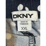 DKNY  Women’s Pajama Set XXL Navy Polka Dot Notch Collar Top & Pants Sleepwear Photo 7