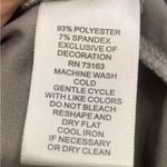 Cable & Gauge  Velvety Gray PeekA-Boo Short Sleeve 3X Blouse.              2837-E Photo 2