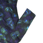Jigsaw peacock dress size 8 navy blue‎ green shift stretch lined half sleeve Blue Photo 2