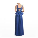 NWT Sachin & Babi Katrina Midnight Blue Bow Back Gown Size 10 Sleeveless Maxi Photo 6