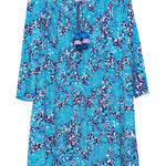 Lilly Pulitzer  Marilina Tunic Dress “Raising Shell” Aqua Spritz – Size Large Photo 0