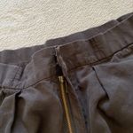 Brochu Walker Pants Small Black Tuxedo Stripe Lagenlook Capsule Tencel Linen Photo 5