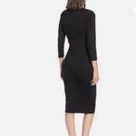 Standard James Perse Women's Black 3/4 Sleeve Scoop Neck Bodycon‎ Dress Size XS Photo 1