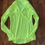 Champion Highlighter Yellow Half Zip Pullover Activewear Size XS Workout EUC Photo 3