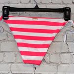 Relleciga NWT  Striped Hot Pink & White Tie Bikini Photo 2