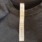 Lululemon EUC French Terry Peplum Tunic in Heathered Black RARE Photo 5