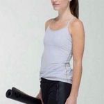 Lululemon Sleeveless Power Y Racerback Tank Top Heathered Gray Women's Size Photo 1