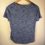 Athleta  Womens Breezy‎ Black White Space Dye Active Shirt Size Small Performance Photo 6