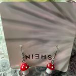 SheIn Red Mush Room Earrings Photo 0