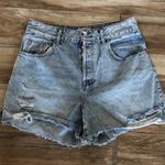 We The Free  blue curvy denim shorts Photo 1