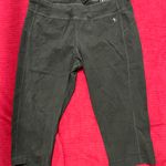 Danskin Fitted 12/14 Black Cotton Petal Pusher Capris Photo 0