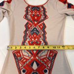 Free People  Aztec Princess Bodycon Dress long Sleeve Tribal Mini Size XS Photo 6