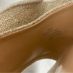 Bandolino  Rista Metallic Gold Ruffle Slide Heeled Sandals Women's Size 8 Photo 7