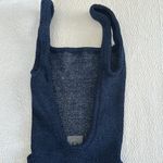 Hunza G Square Neck Lurex Swim Navy/Silver, Brand New. $255 Blue Size undefined Photo 14