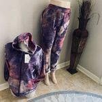 Yuna Fashion Velour Tracksuit Womens 2 Piece Outfit Zip Up Hoodie Jogger Pant Sweatsuits Set Photo 8