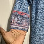 Absolutely Famous  Women’s Top. Size Medium - Blue 3/4 Sleeves Photo 3