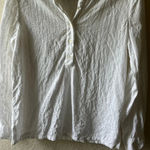 Democracy  eyelet floral button up career Minimalist‎ staple cotton beach boho Photo 8