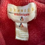 EXPRESS Size Large Pink Fleece Hoodie Photo 5