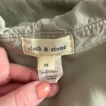 Cloth & Stone - Utility Long Sleeve Button Down Mini Dress Sz M Photo 8