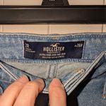 Hollister NWTS  Ultra High Dad Smiley Face Dad Jeans W26R Light Wash Photo 2