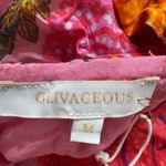Olivaceous  Pink and Orange Floral Dress Photo 4