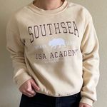 Romwe Vintage Cream Southsea Crewneck  Photo 0