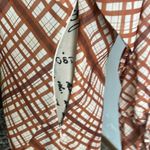 NA-KD  Flowy Rust Check Midi Dress Size 34 NWT Photo 10