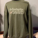 Kilimanjaro Safaris Green Sweatshirt Size L Photo 0