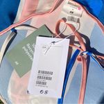 H&M NWT Lemlem Blue Beige Stripe Slip Satin Midi Dress Size L Photo 11