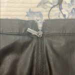 Armani Exchange Women’s Elegant Black Leather Skirt Photo 2