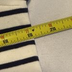 Free Assembly Square Neck Top Womens White Black Stripes Short Balloon Sleeve S Photo 10