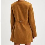 Free People #9 NWT  Bradley Faux Suede Mini Dress in Tobacco Photo 2