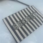 NWT Victoria’s Secret Black and White Striped Tote Bag and Makeup Bag! Photo 7